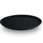 Bandeja Redonda Antiderrapante Em Pp Preta - Arienzo Ø 35 Cm