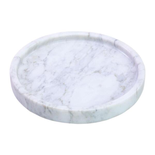 Bandeja Redonda Coleção Mármore 30x45cm 1un Hubme