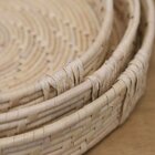Bandeja Redonda De Palha P - 25cm