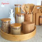 Bandeja Redonda Em Bamboo Tyft 40cm