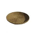 Bandeja Redonda Em Fibra Natural Com Armação Metálica - L'her