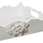 Bandeja Resina Rosa Grande Quarto Bebê