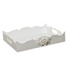 Bandeja Resina Rosa Grande Quarto Bebê