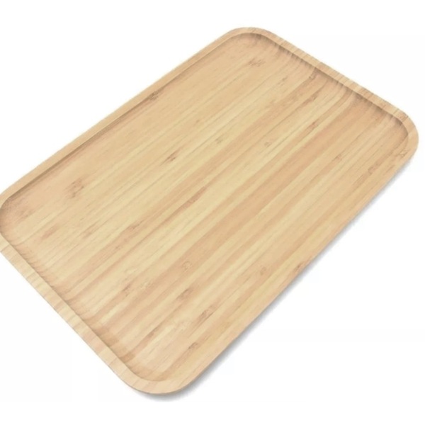 Bandeja Retangular Bambu Eco Prime Grande 30cm X 45cm - Tuut