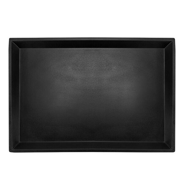Bandeja Retangular Black 40,7 Cm Melamina 100% Profissional