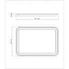 Bandeja Retangular Buena Em Aco Inox 49x33 Cm Tramontina