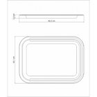 Bandeja Retangular Ciclo Em Aco Inox 42x30 Cm Tramontina