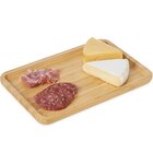 Bandeja Retangular De Bambu Tábua De Frios 25x35x2,4cm