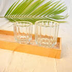 Bandeja Retangular Decorativa Para Sala Carrara H 40,5 Cm