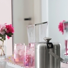 Bandeja Retangular Em Aco Inox Desenhos Vazados 47 X 25 Cm Tr