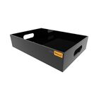 Bandeja Retangular Em Acrílico Colorido Pequena 25x16x5cm Pre