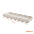 Bandeja Retangular Em Poliresina Bege 30cm 17609 Mart