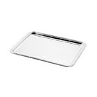 Bandeja Retangular Em Prata Wolff Croisé 42x33cm