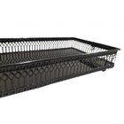 Bandeja Retangular Italiana Black 34,5x12,5x5cm - Jolitex Pre