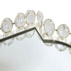 Bandeja Retangular Prata Cristal K9 46x31x6cm