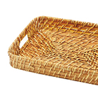 Bandeja Retangular Rattan 29 Cm Class Home