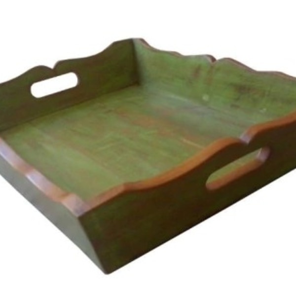 Bandeja Rústica Lara Em Madeira De Demolição - Cód 1862