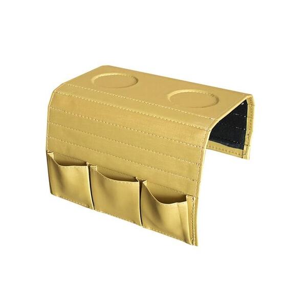 Bandeja Sintética Para Sofá Porta Copo Porta Controle Amarela