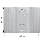 Bandeja Sintética Para Sofá Porta Copos Vermelha