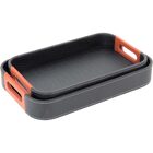 Bandeja Sintético Preto 2pç