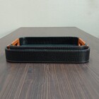 Bandeja Sintético Preto 2pç