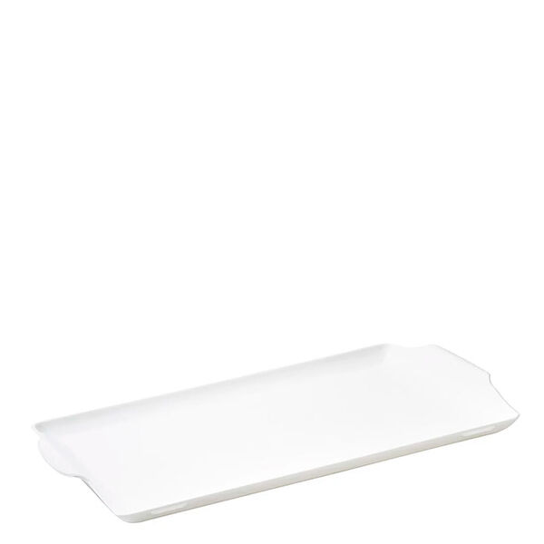 Bandeja Square Retangular 35x50 Branca Em Polipropileno Linha