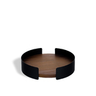 Bandeja Tocco 30X30X7,5Cm Preto Geguton