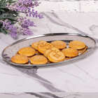 Bandeja Tradicional De Inox Rasa - 35cm