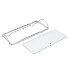 Bandeja Transparente em Metal e Vidro Diorno Brinox