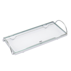 Bandeja Transparente em Metal e Vidro Diorno Brinox