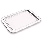 Bandeja Travessa Inox Rasa Prato Restaurante Servir Café Chá