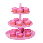 Bandeja Tripla Para Servir Doces E Salgadinhos Para Festa 3 A