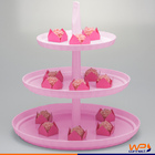 Bandeja Tripla Para Servir Doces E Salgadinhos Para Festa 3 A