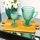 Bandeja Woodart Teca De Madeira 47cm X 23cm X 2cm