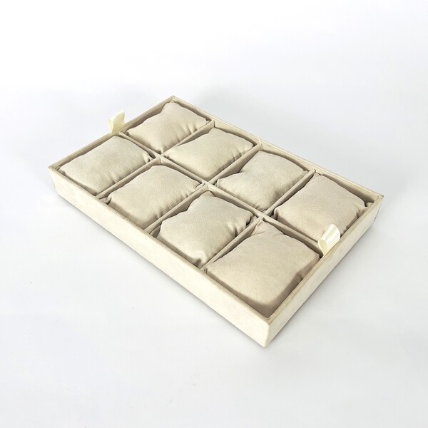 Bandejas Organizadora para Relógio Bege 4 x 20 x 30 Praticità