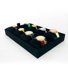 Bandejas Organizadoras para Relógios Preto 4 x 20 x 30 Praticità