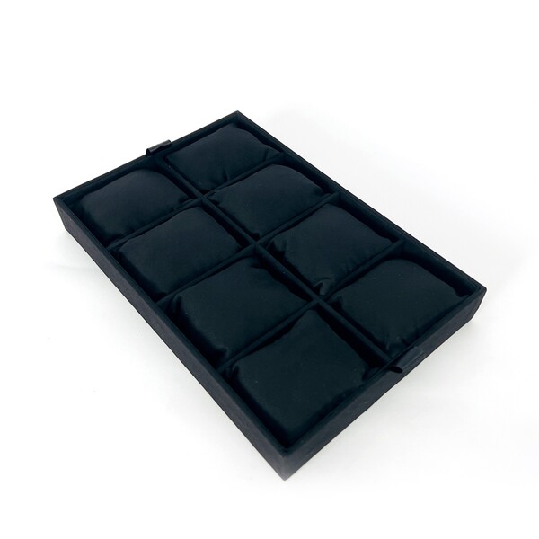 Bandejas Organizadoras para Relógios Preto 4 x 20 x 30 Praticità