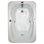 Banheira Retangular 120x49cm 4 Jatos Ouro Fino