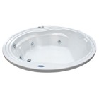 Banheira Redonda 150x40cm 4 jatos Ouro Fino