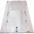 Banheira Retangular 170x110x40cm 4 jatos Ouro Fino