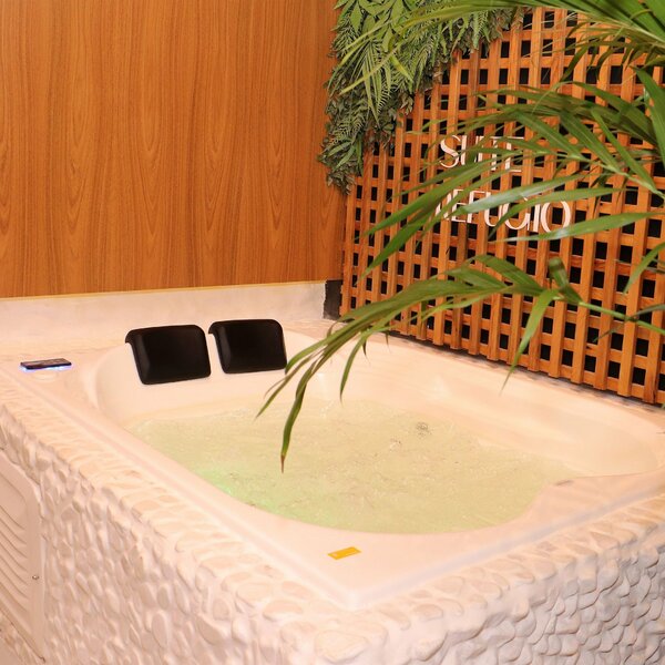 Banheira  Casal De  Hidromassagem Ascoli  Elegance 160cmx110c