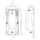 Banheira Acrilbath 180 C/ Hidro Standard
