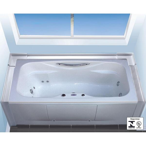 Banheira Banus Slim 1,65x0,90x0,45 Gel Coat Albacete