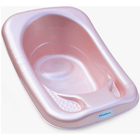 Banheira Bebê 32 Lts Valvula Água Perolado Plastibrasil - Rosa