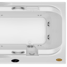 Banheira Retangular com Hidromassagem 1,70X90X45cm 220V Regina G4 Confort Plus Jacuzzi