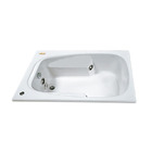 Banheira com Hidromassagem 115x79x44cm Acrílico Kapsis P1 Jacuzzi