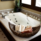 Banheira com Hidromassagem 120x80x49cm Acrílico Softcril Top line Ouro Fino