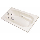 Banheira com Hidromassagem 150x75x40cm Acrílico Tulipacril Standard Ouro Fino