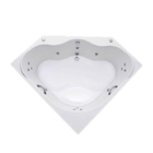 Banheira com Hidromassagem 154x154x45cm Vicenza Confort Plus Stamplas