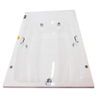 Banheira com Hidromassagem 155x115x42cm Acrílico Acrilbath Standard Ouro Fino